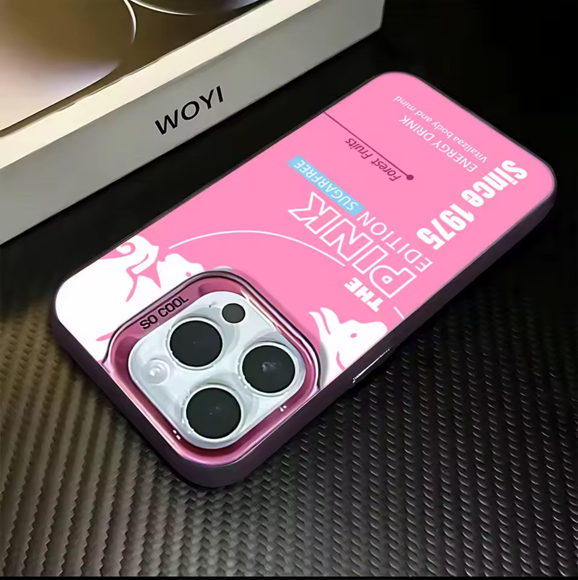 Red BuII The Pink Edition Phone case for Iphone